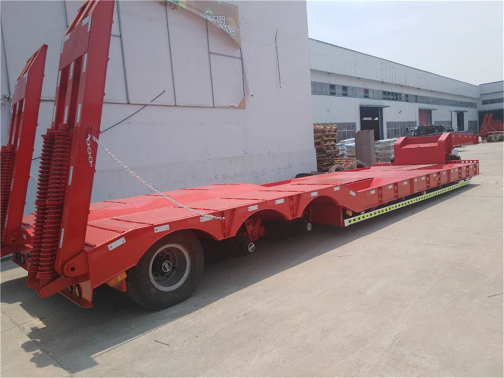 凹型三线六轴低平板半挂车日常价格报价多少