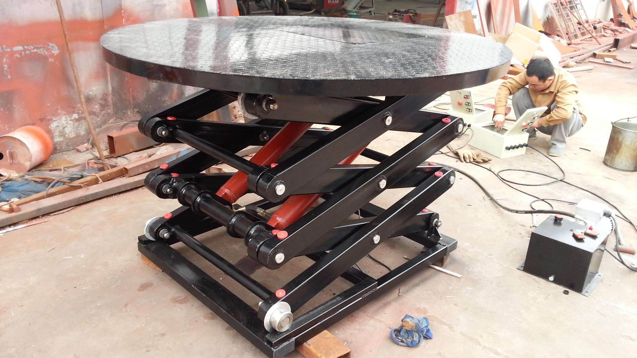 汽车升降舞台旋转升降舞台酒吧ktv夜场弹簧舞台婚庆旋转舞台