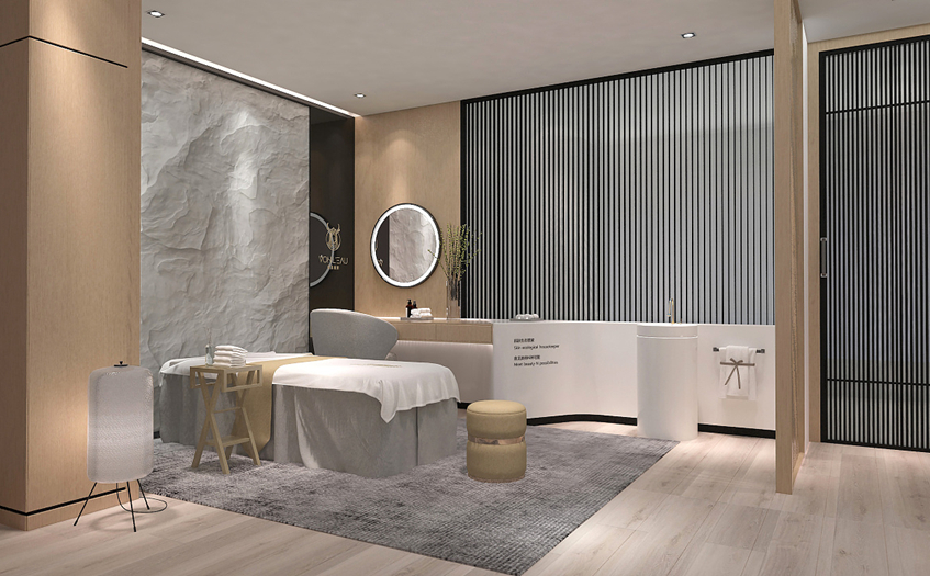 前海抗衰中心设计皮肤管理装修光电美容设计公司