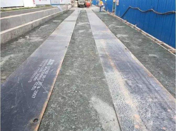 洪山垫地钢板施工尺寸 铺路钢板租赁厚度