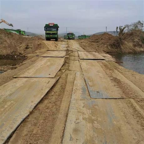 临时便道垫路钢板尺寸垫路钢板租赁工地用量大