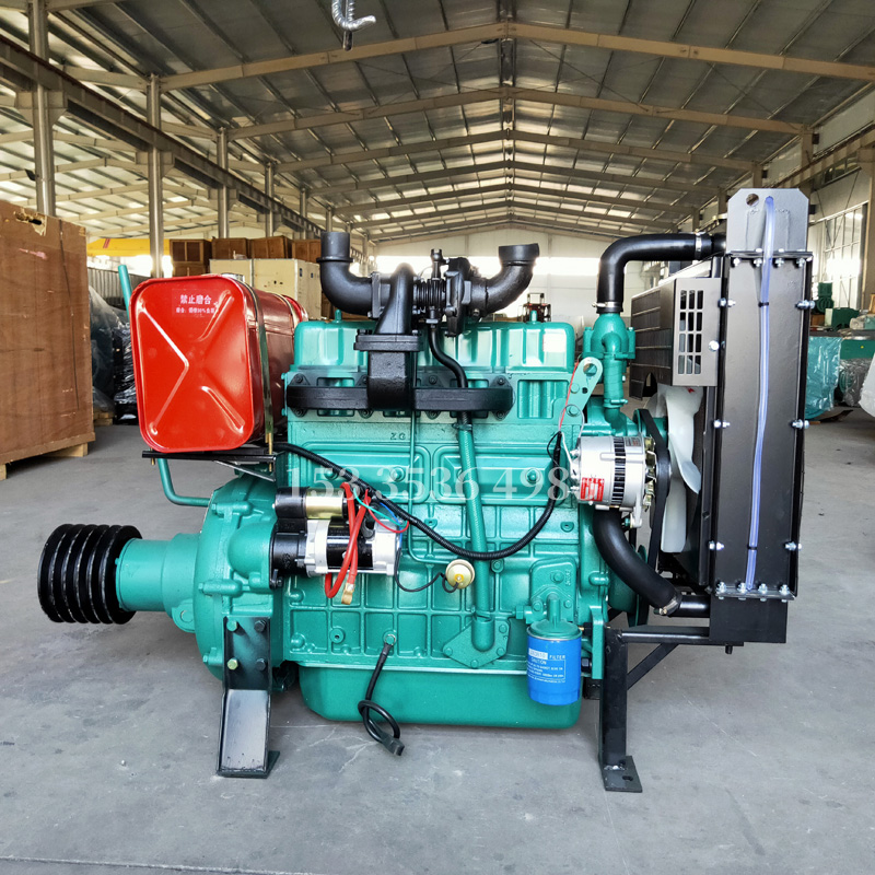 潍坊潍柴华丰zh4102zp柴油机动力输出75马力配抽沙机水泵用