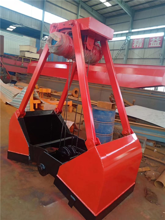 电动葫芦抓斗 电动马达淤泥抓斗 双梁抓斗 中成液压六瓣抓斗