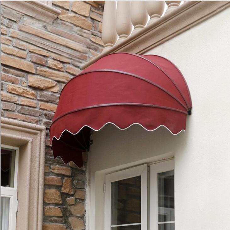 重庆法式固定雨棚 户外圆形遮阳蓬厂家