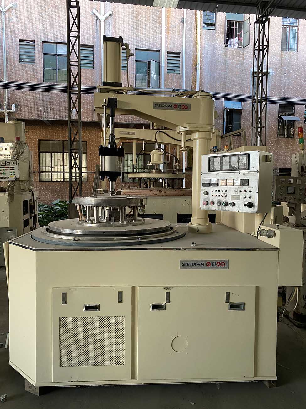 二手日本创技16b金属玻璃双面抛光机研磨机