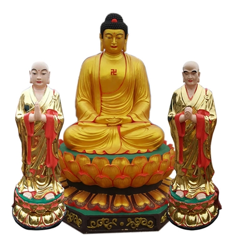 佛教三如来佛都是谁 树脂三宝佛佛像批发