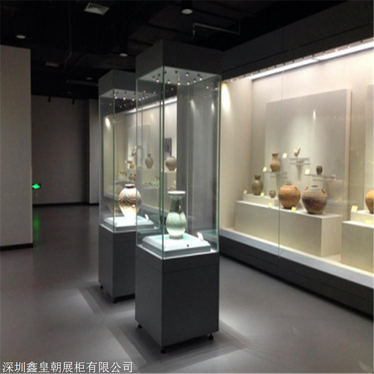 低反射玻璃展櫃生產鑫皇朝博物館專用展櫃在線諮詢