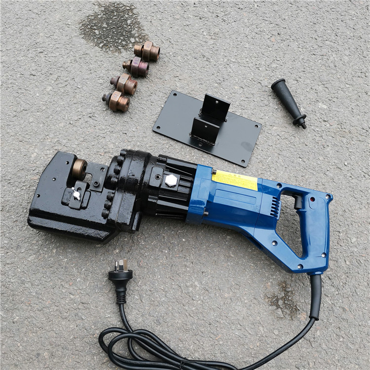 电动液压冲孔机手持mhp20便携式干挂角钢打孔器槽钢角铁开孔机