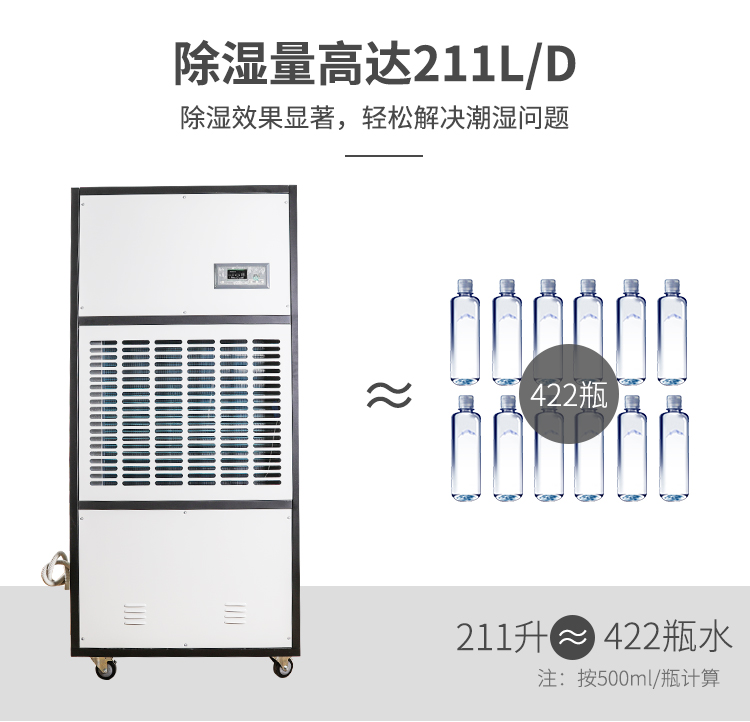 移动式除湿机 同恩TE-211D防潮除湿器