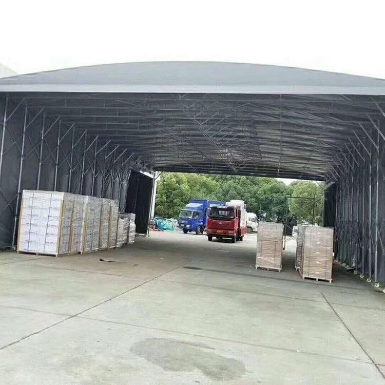 厂家生产大型遮阳推拉蓬工厂活动推拉蓬伸缩雨蓬仓储蓬质量保障