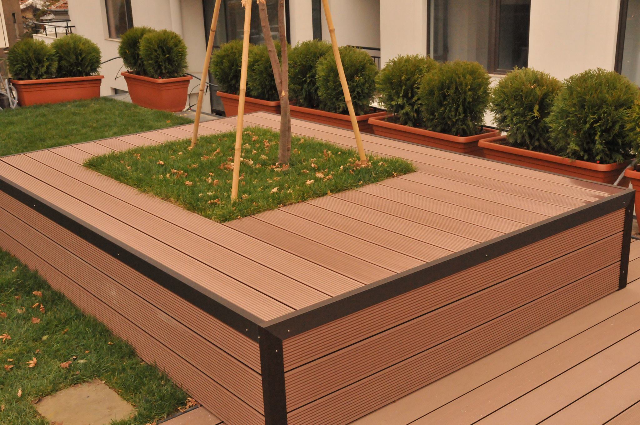 爱瑞德塑木地板 景观木塑地板 木塑地板批发 支持定制