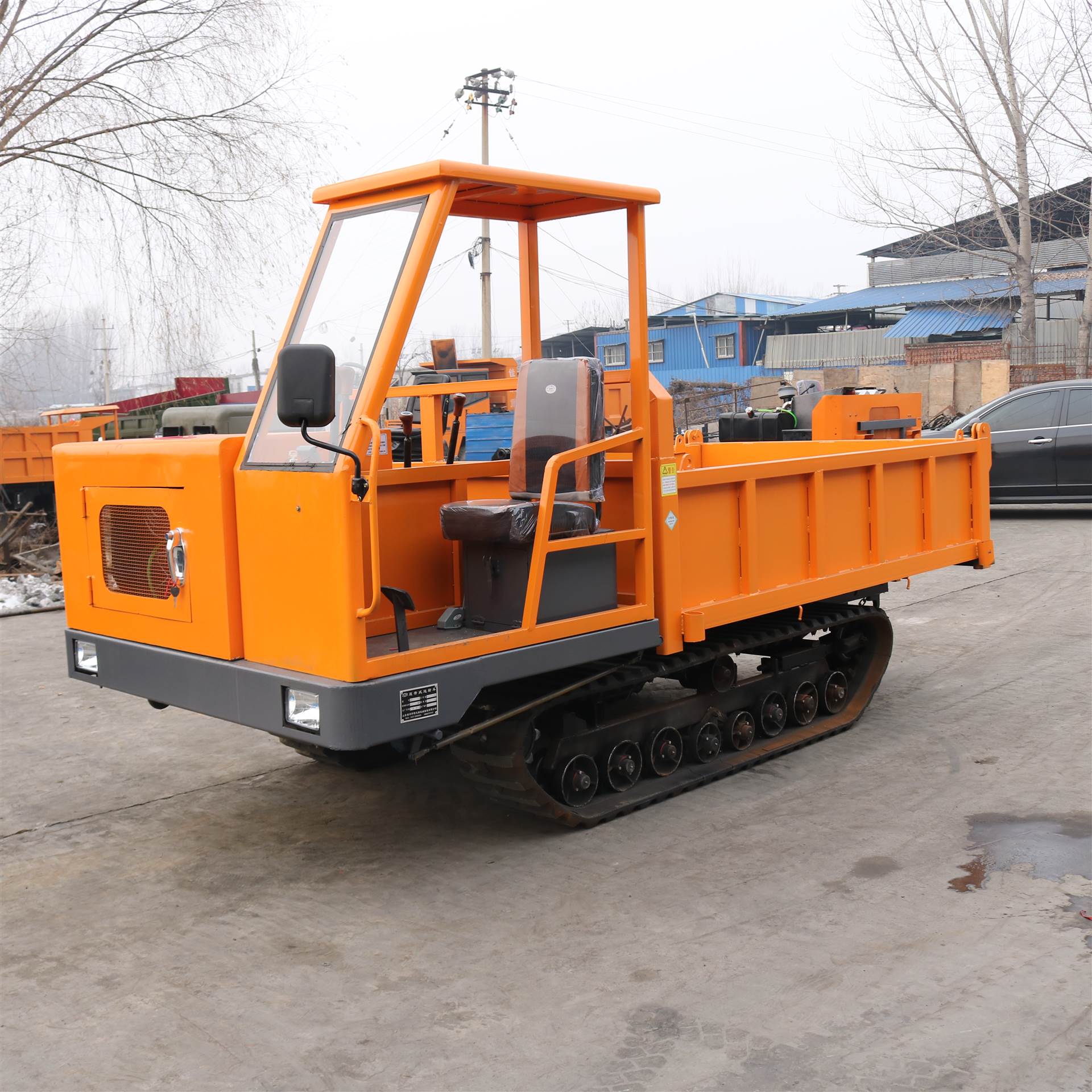 全地形履带运输车 果园履带自卸车 液压自卸履带运输车