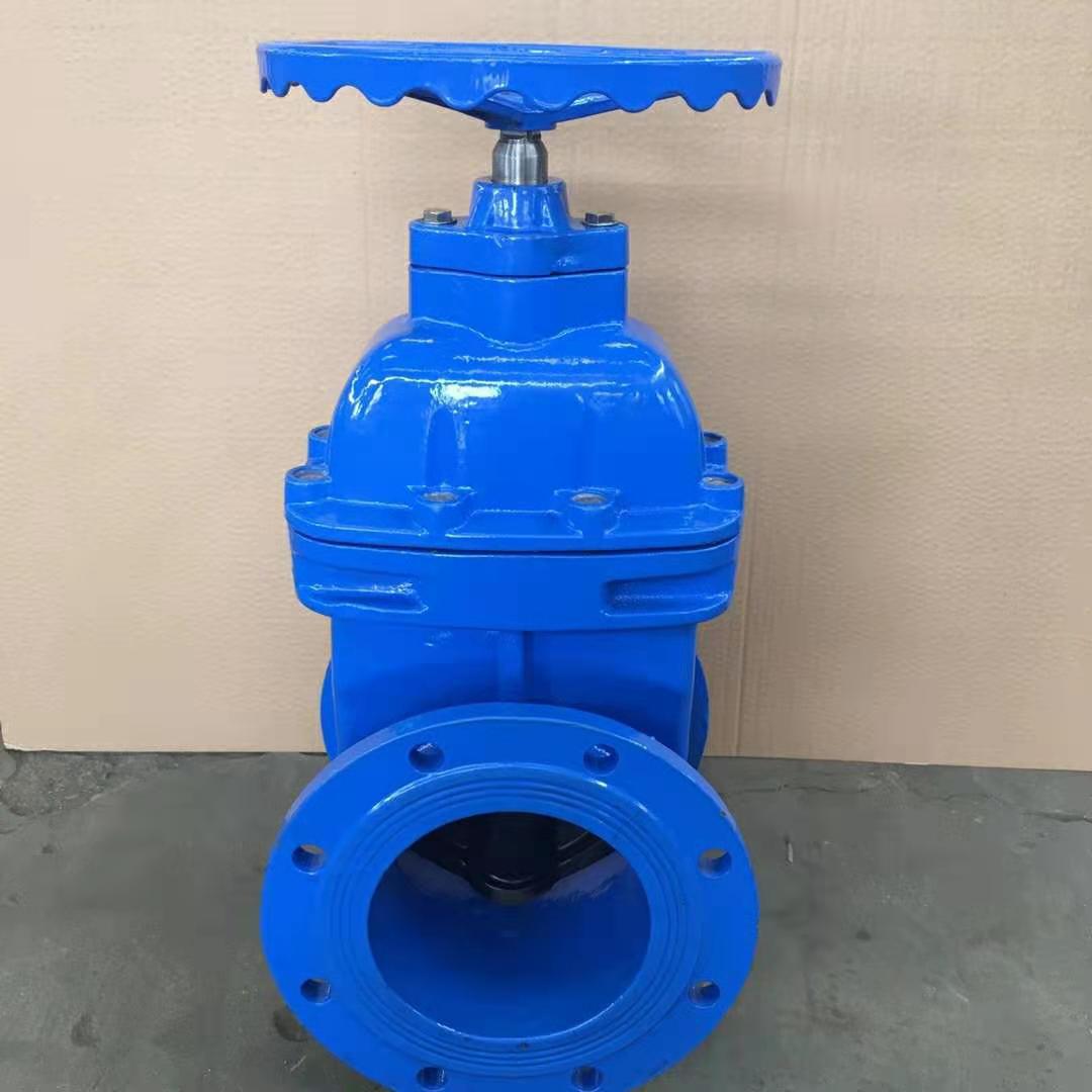 软密封闸阀 z45x-16 dn100法兰软密封闸阀 软密封暗杆闸阀