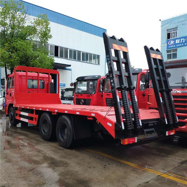 国六排放后八轮平板车厂家直销