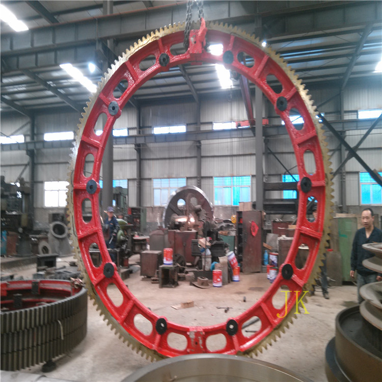 耐高温耐磨损铸钢2.0米回转窑焚烧炉大齿轮托轮 生产厂家