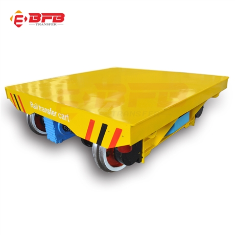 厂家直供 车间运输搬运电动平板车 KPT-10T拖电缆型轨道电动平车