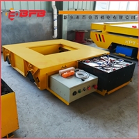 无轨电动平板车BWP-15吨旋转物料搬运车结实耐用