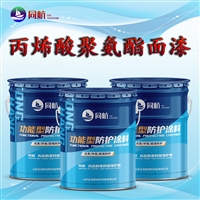 大型钢结构室内室外防腐用 丙烯酸聚氨酯涂料