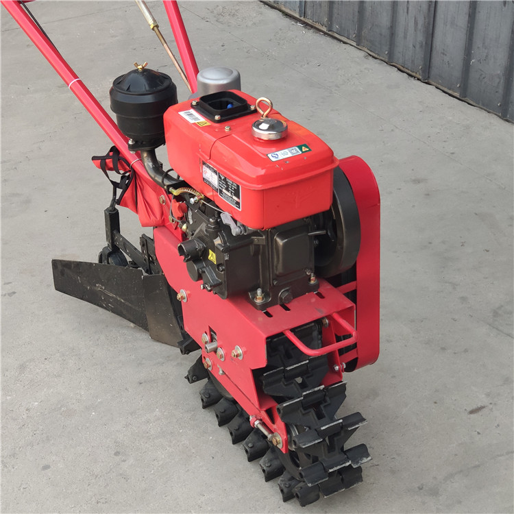 汽油链轨式山地翻地机茶园小型犁地机