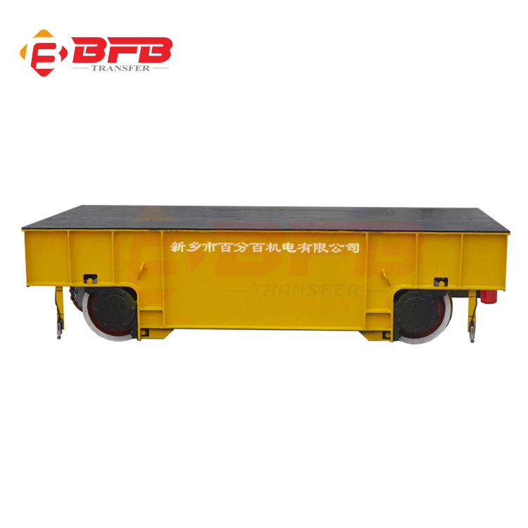 厂家定制防爆型平板车 KPX-32T蓄电池供电型轨道运输平板车