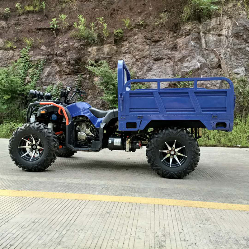 250cc全时四驱大公牛沙滩车带斗300cc农夫车带货箱