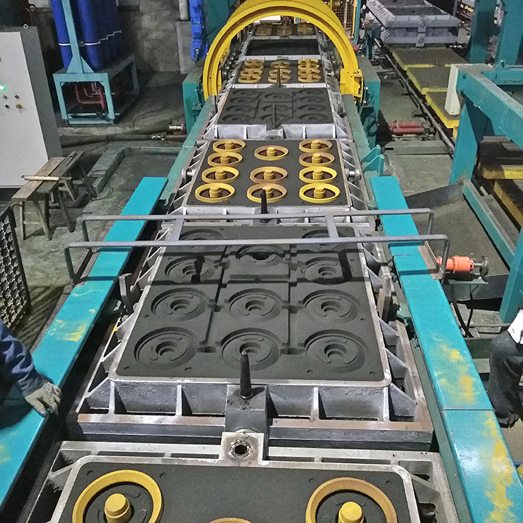 自动铸造线覆膜砂壳型铸造生产线壳型浇铸流水线壳型线