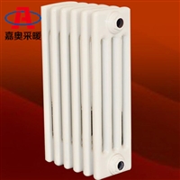 gz406钢制四柱式换热器 钢管柱型散热器生产厂 嘉奥