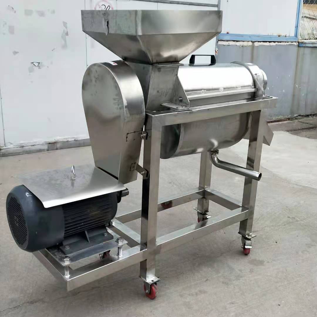 圆形果蔬榨汁机 不锈钢果蔬榨汁机 大型水果榨汁机