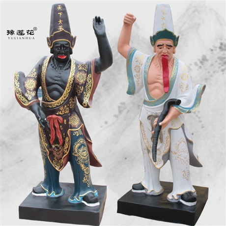 小鬼判官神像图片地府黑白无常神像文武判官塑像四大判官神像
