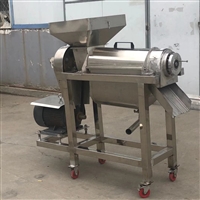 桃子草莓榨汁机 大型电动螺旋榨汁一体机