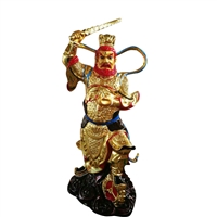 太乙雷声应化尊雕像厂家 石雕木雕王灵官神像