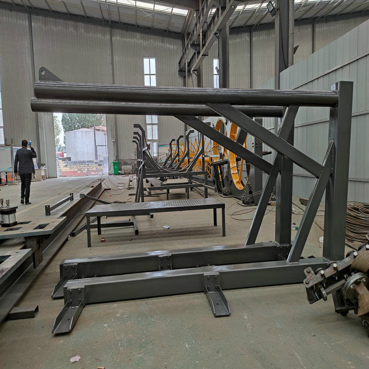 盘圆钢筋放线架 钢筋盘条架子 卧式旋转放线架 出售报价