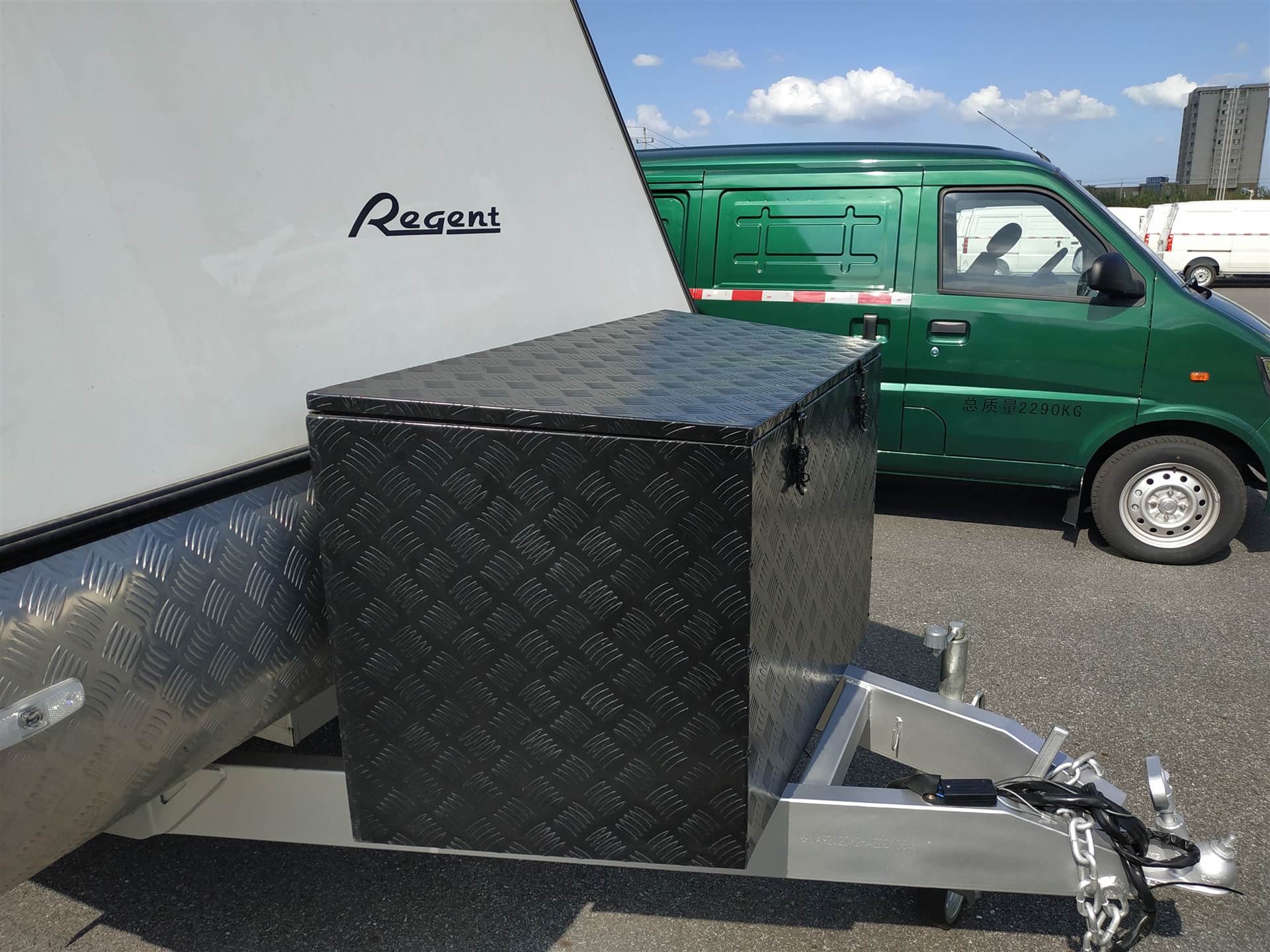 五条筋花纹铝箱誉达铝镁合金板按需定制户外工具箱