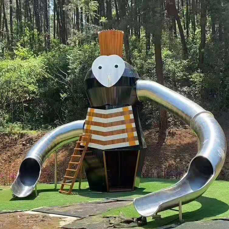 不锈钢滑梯厂家 儿童不锈钢滑梯 不锈钢滑桶 户外不锈钢滑桶