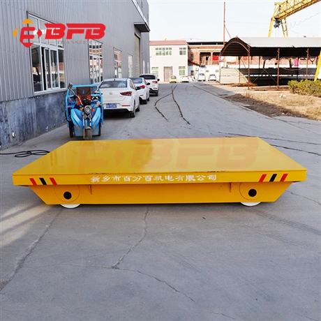 轧钢厂工件转运摆渡车 KPT拖电缆轨道电动平车非标定制