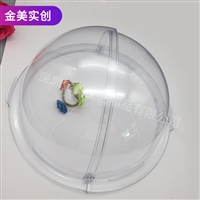 透明亚克力防尘罩 可折叠翻盖亚克力圆形保鲜盖 半球罩食品防尘罩