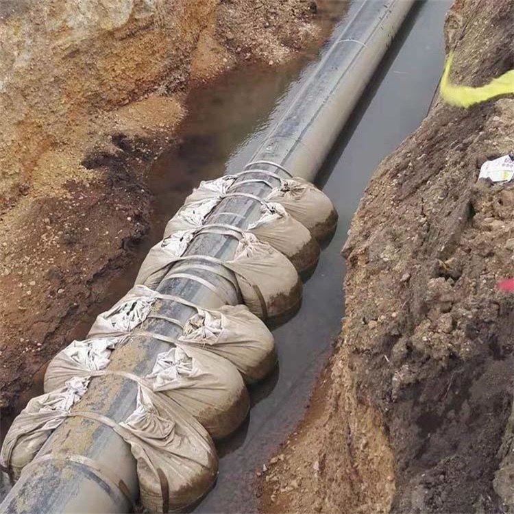 管道平衡压重袋聚丙烯管道压袋浮力平衡压袋聚丙烯浮力压袋