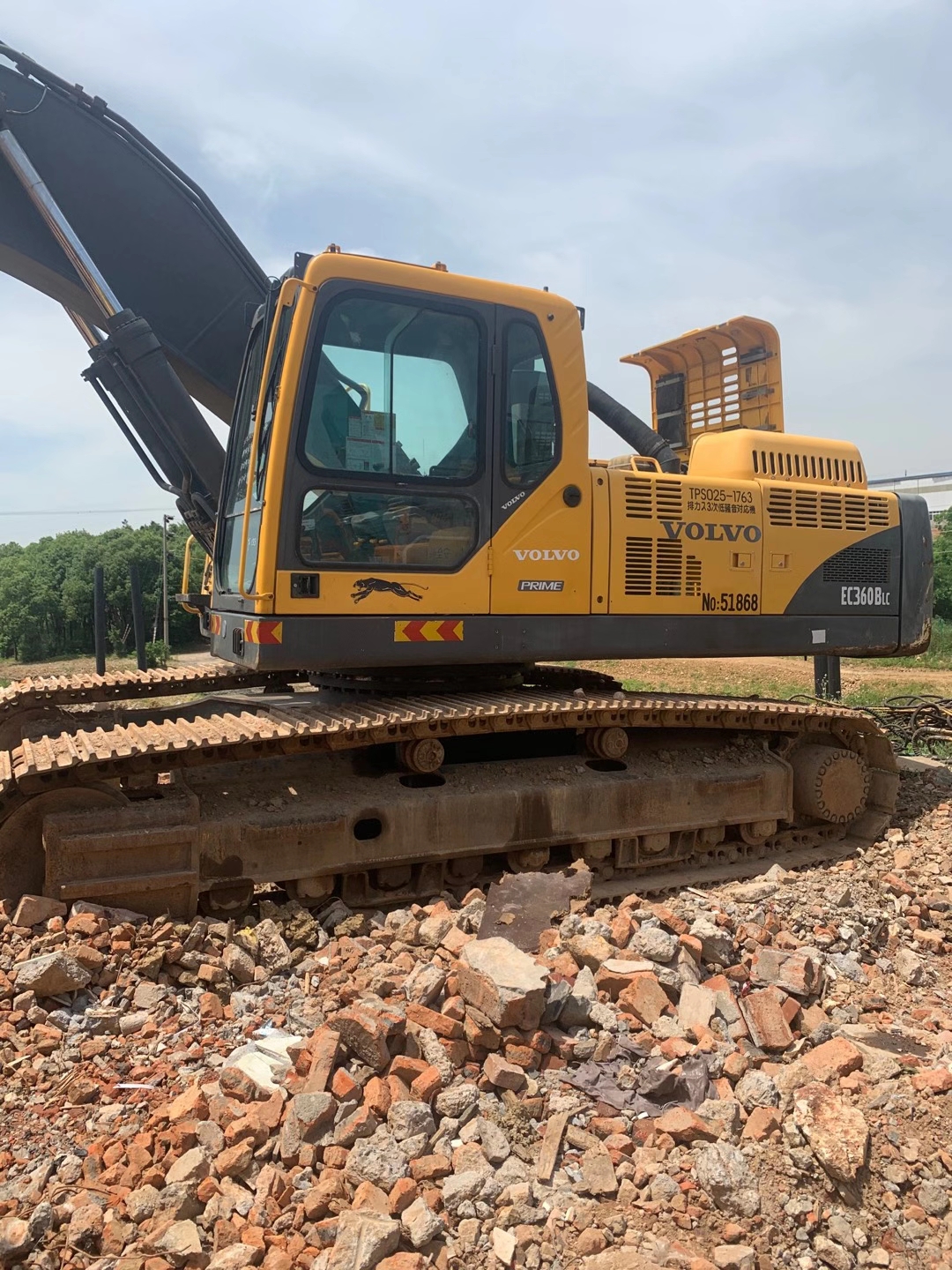 沃尔沃360b二手挖掘机回家包干活
