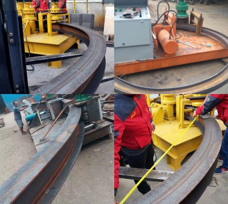 100100全自动h型钢弯曲机小半径100h钢冷弯机