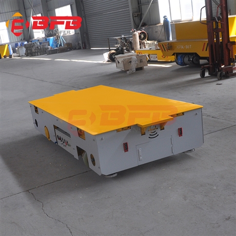 蓄电池动力 模具维修配套轨道平车 河北BWP-66T电动无轨平板车