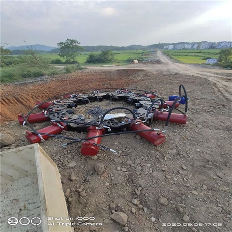 破桩头  2米圆形水泥桩头破桩机 挤碎拆除设备 破桩头 截桩机 