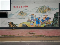 小区出新墙画 小区创意墙体彩绘 扬州南京现场墙绘 15年经验