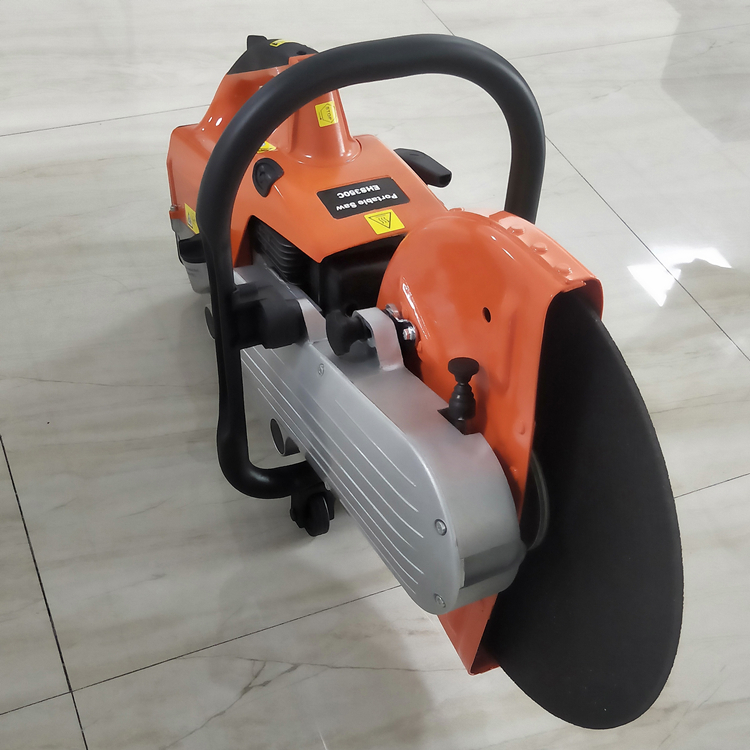 同心用型材金属汽油切割机 凌琛ecf350型消防无齿锯 手提切割机无