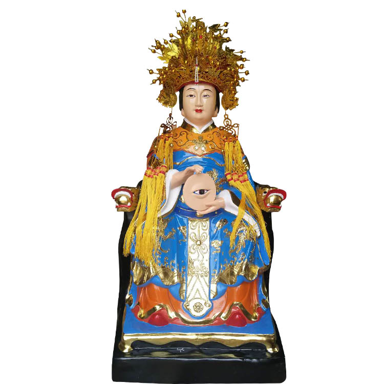 眼光老母治眼病 家庭供奉眼光娘娘佛像