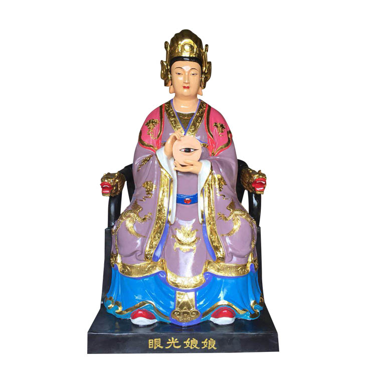 眼光娘娘神像批发树脂眼光老母神像