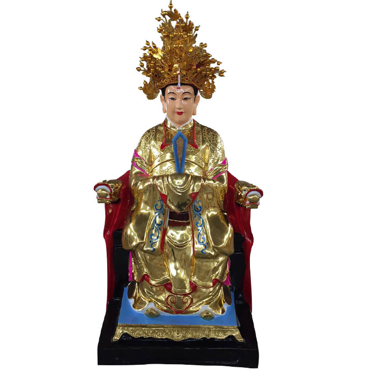 通天教主弟子三霄仙子神像极彩鎏金老母娘娘神像价格
