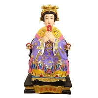 石雕彩绘七星夫人神像 七星夫人是谁