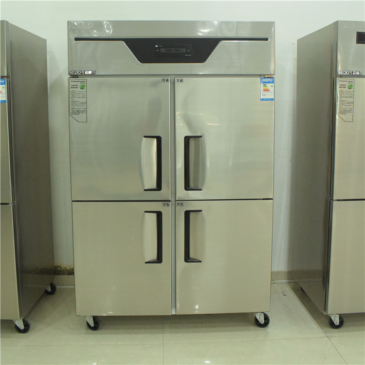 节能速冷四门冰柜厨房餐厅商用四门冰柜后厨冷藏四门冰箱