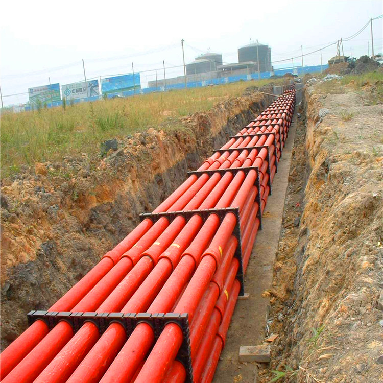 安装指南(一)cpvc电力管管铺管安装1,cpvc电力套管标准定长(6米)管材