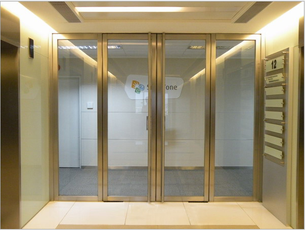 防盗玻璃门 喷塑防火玻璃门 隔热平移式玻璃门 推拉玻璃防火门